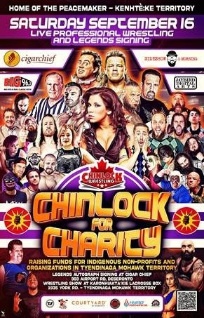 Chinlock For Charity-Live Professional Wrestling & Legends Signing - Vimarsana News